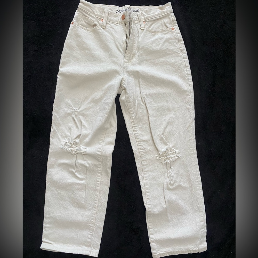 Super Cute Cream/White Jeans